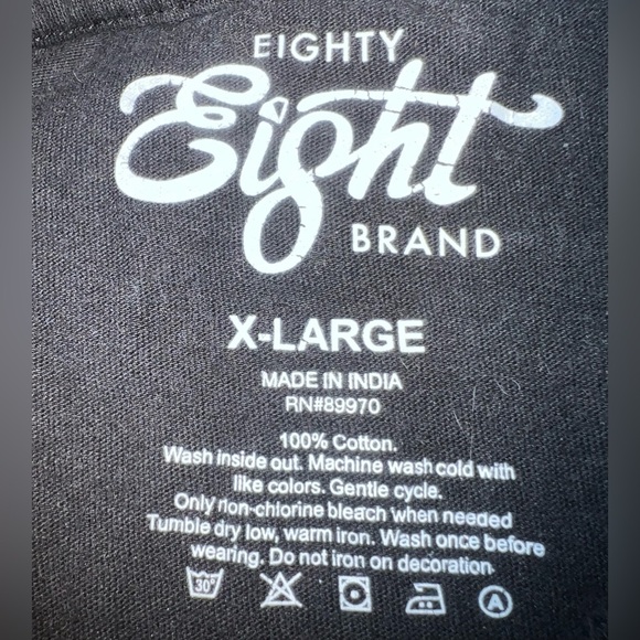 Men’s Eighty Eight Brand Crew Neck Tee - Picture 4 of 5